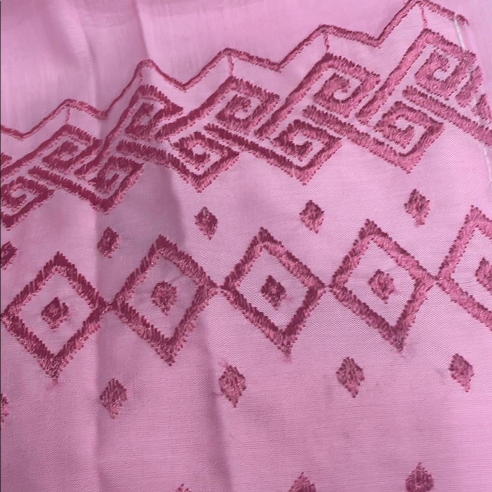 Rare Find Vintage 1980’s Pink Embroidered Summer Nightgown - Picture 10 of 15